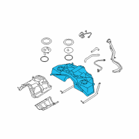 OEM Infiniti QX50 Tank Assembly - Fuel Diagram - 17202-1BA0C