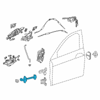 OEM 2018 Acura RLX Checker, Right Front Door Diagram - 72340-TY2-A01