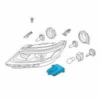 OEM 2014 Kia Sorento Ballast Assembly-Headlamp Diagram - 921902P000