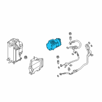 OEM 2018 BMW 530i xDrive Air Conditioning Compressor With Magnetic Coupling Diagram - 64-52-6-822-847