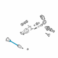 OEM 2016 Nissan 370Z Shaft-Rear Drive, RH Diagram - 39704-1EA0A