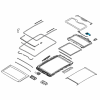 OEM 2021 BMW X7 DRIVE PANORAMA GLASS ROOF Diagram - 67-61-5-A12-208