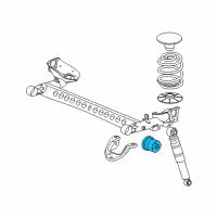 OEM 2005 Chevrolet Cobalt Insulator-Rear Suspension Diagram - 22729411