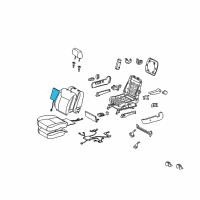 OEM 2010 Toyota Sienna Seat Back Heater Diagram - 87530-AE030