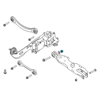 OEM Ford Rear Lower Arm Nut Diagram - -W718179-S450B