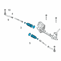 OEM 2018 Ford Fusion Boot Kit Diagram - DG9Z-3332-A