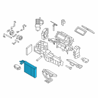 OEM BMW Evaporator Diagram - 64-11-6-806-555