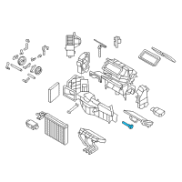 OEM 2018 BMW X4 Evaporator Temperature Sensor Diagram - 64-11-9-116-269