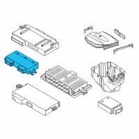 OEM 2015 BMW X1 Sunroof Control Module Diagram - 61-35-9-137-054