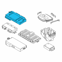 OEM 2014 BMW X1 Junction Box For Electronics Diagram - 61-35-9-305-739