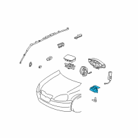 OEM 2004 Scion xA Center Sensor Diagram - 89170-0W240