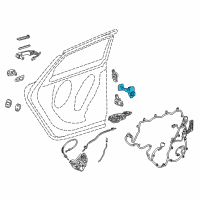 OEM 2018 Cadillac XTS Door Check Diagram - 20908477