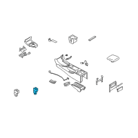 OEM 2018 Infiniti QX80 Heat Seat Switch Assembly Diagram - 25500-1BA2A