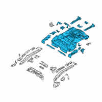 OEM 2016 Ford Escape Floor Pan Assembly Diagram - CV6Z-7811215-A