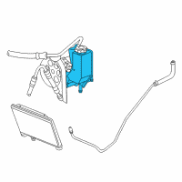 OEM 2009 Dodge Viper Reservoir-Power Steering Fluid Diagram - 5030970AB