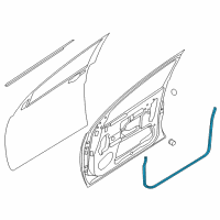 OEM 2015 Nissan NV1500 Weatherstrip-Front Door, LH Diagram - 80831-1PA0B