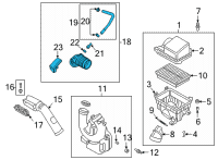 OEM 2021 Kia Seltos Hose Assembly-Air Intake Diagram - 28140Q5200