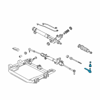 OEM 2006 Chevrolet Monte Carlo Rod Kit, Steering Linkage Outer Tie Diagram - 26086579