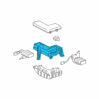OEM 2005 Toyota Tundra Fuse & Relay Box Diagram - 82741-0C030