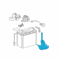 OEM Toyota Prius Battery Tray Diagram - 74440-47020