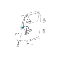 OEM 2005 Toyota Tundra Handle, Inside Diagram - 69207-0C010-B1