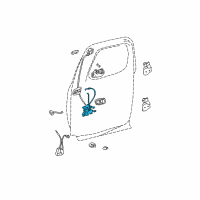 OEM Toyota Tundra Lock Controller Diagram - 69640-0C010