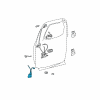 OEM 2006 Toyota Tundra Lock Assembly Diagram - 69390-34010