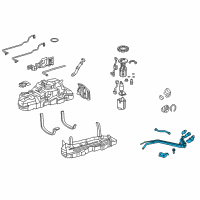 OEM Toyota Filler Pipe Diagram - 77210-35080