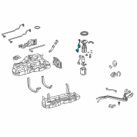 OEM 2019 Toyota 4Runner Fuel Gauge Sending Unit Diagram - 83320-60620