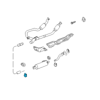 OEM 2015 Ram 1500 Clamp-Exhaust Diagram - 55398184AA