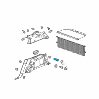OEM 2019 Buick Regal Sportback Ashtray Housing Box Diagram - 13502523