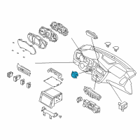 OEM Kia Optima Button Start Swtich Assembly Diagram - 954302T900