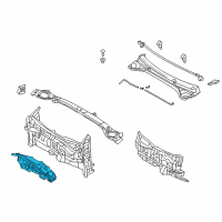 OEM 2021 Hyundai Ioniq Insulator-Dash Panel Diagram - 84124-G2000