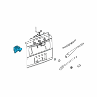 OEM Hummer Rear Motor Diagram - 15919492