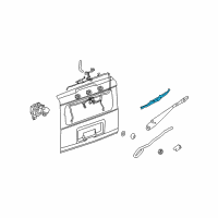 OEM Hummer Rear Blade Diagram - 12335785