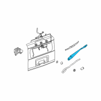 OEM 2004 Hummer H2 Rear Arm Diagram - 88944328