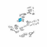 OEM Buick Evaporator Core Diagram - 25770666