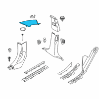 OEM 2021 BMW X5 LEFT COLUMN A COVER Diagram - 51-43-7-479-011