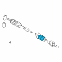 OEM 2004 Dodge Stratus Boot Pkg-Inner Cv Joint Diagram - MR446048