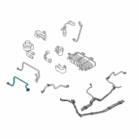 OEM 2011 Lincoln MKZ Connector Tube Diagram - 9E5Z-9D661-B