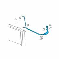 OEM 2007 Saturn Aura Cooler Line Diagram - 15212982