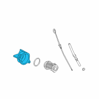 OEM 2009 Acura TL Cover, Element Diagram - 25471-RJB-000