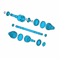 OEM 2019 Chevrolet Volt Axle Assembly Diagram - 84235808