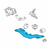 OEM 1998 BMW 740iL Gearbox Support Diagram - 22-32-1-094-779