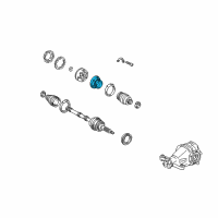 OEM 2001 Lexus LS430 Cover, Rear Axle Inboard Joint Diagram - 43446-24020