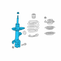 OEM 2018 Toyota Camry Strut Diagram - 48510-8Z322