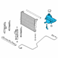 OEM 2006 BMW Z4 Coolant Expansion Tank Diagram - 17-10-7-836-448