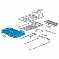 OEM Chevrolet Battery Assembly Diagram - 24042761