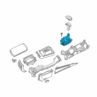 OEM 2017 Jeep Grand Cherokee SHIFTER-TRANSMISSION Diagram - 68428790AD