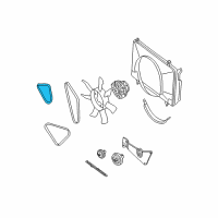 OEM Nissan Fan & Alternator Belt Diagram - 11720-4S100